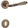 - Maniglia modello dieci con rosette bronzo antico