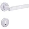 - Maniglia modello sedici con rosette e bocchette patent 45 mm