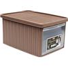 Stefanplast Contenitore Stefanplast Elegance M 29x39x21 cm tortora