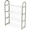 Scarpiera 4 livelli in metallo e plastica 49,5x18,4xH65 cm