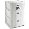Cassettiera 3 cassetti Elegance Stefanplast 40x40xH59 cm bianca
