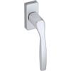 Maniglia per finestra Martellina bica alluminio tipo DK argento
