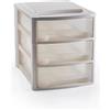 Cassettiera 3 cassetti Midi Empire 27x36x30 cm avorio