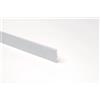Battiscopa in MDF rivestito rovere grigio H 5,8 cm