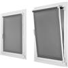 Tenda Clip & Fix colore grigio 120x180 cm