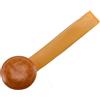 Calamita tonda Lurex Big arancione 2 pezzi