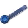 Fermatende calamita tonda Lurex Big blu 2 pezzi