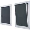 Tenda Clip & Fix colore grigio 75x180 cm