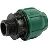 Raccordo a compressione ø25 x 1/2" M
