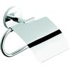 Porta carta igienica con coperchio One Duo cromo