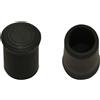 4 calzanti in gomma 20 mm nero