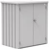Armadio da esterno Biohort Romeo 140x132x87 cm argento