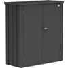 Armadio da esterno Biohort Romeo 140x132x57 cm grigio scuro