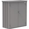 Armadio da esterno Biohort Romeo 140x132x57 cm grigio quarzo