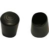 - 4 calzanti in pvc 18 mm nero