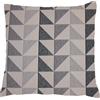 Cuscino arredo Trix grigio - blu 40 x 40 cm