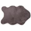Tappeto sagomato Touch grigio scuro 60x90 cm