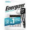 Energizer Pila alcalina Energizer MAX PLUS ALK AAA 4 pz