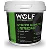 WOLF Stucco pasta legno muro per interno bianco 500 gr