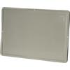 Coperchio in plastica senza cerniere Eurobox 60x30 cm grigio
