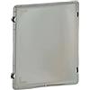 Coperchio in plastica con cerniere Eurobox 60x40 cm grigio