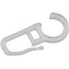 Gancio per tenda in PVC a spillo trasparente 10 pz