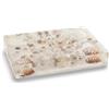Portasapone bagno bianco in resina Caribe