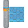Rete zincata 10x1 m grigio