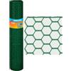 Rete plastificata 10x1 m verde