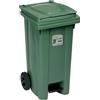 Stefanplast Bidone spazzatura carrellato con pedale Stefanplast 120 l verde