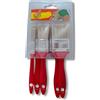 Kit 5 pennelli plastica rossa 12-25-37-50-62