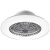 Plafoniera LED Stralsund con ventilatore 3500 lm CCT Ø 49 x 16 cm titano