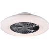 Trio Plafoniera LED Visby con ventilatore 4400 lm CCT Ø 58 x 19 cm cromo