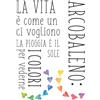 - Adesivo da parete Arcobaleno 47x67 cm