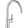 Rubinetto cucina monocomando per Grohe Start Edge cromo