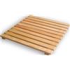 - Pedana doccia larice 59x59 cm a doghe