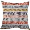 Fodera per cuscino fantasia spiga multicolor 50x50 cm