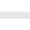 Stecche tapparella PVC Roma aggiuntive L 83 x H 27,5 cm bianco