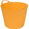 Cesto contenitore in plastica multiuso 25 l arancio