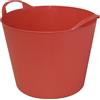 Cesto contenitore in plastica multiuso 25 l rosso
