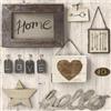 Carta da parati decorativa home sweet home