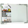 Lavagna magnetica con cornice in metallo 45x30 cm