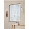 Tenda a vetro Mia L 45 x H 150 cm bianco fantasia