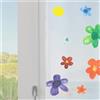 Tenda a vetro Baby Fiore L 90 x H 230 cm