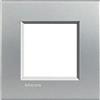 BTicino Livinglight placca 2 moduli tech