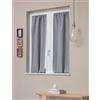 Tenda a vetro 60x230 cm Stoccolma grigio
