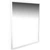 Specchiera box da parete con cornice finitura bianca 50x70 cm