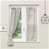 Tenda a vetro Lione L 60 x H 150 cm grigio