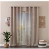 Tenda arredo Glitter L 140 x H 280 cm tortora