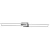 Brilo Applique/Plafoniera LED Frames 4400 lm CCT 110x25 cm cromo
